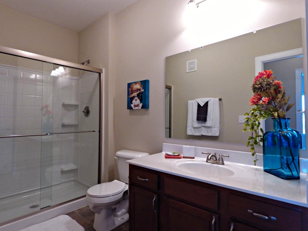 The Ravines at Westar Apartment Interior Bathroom