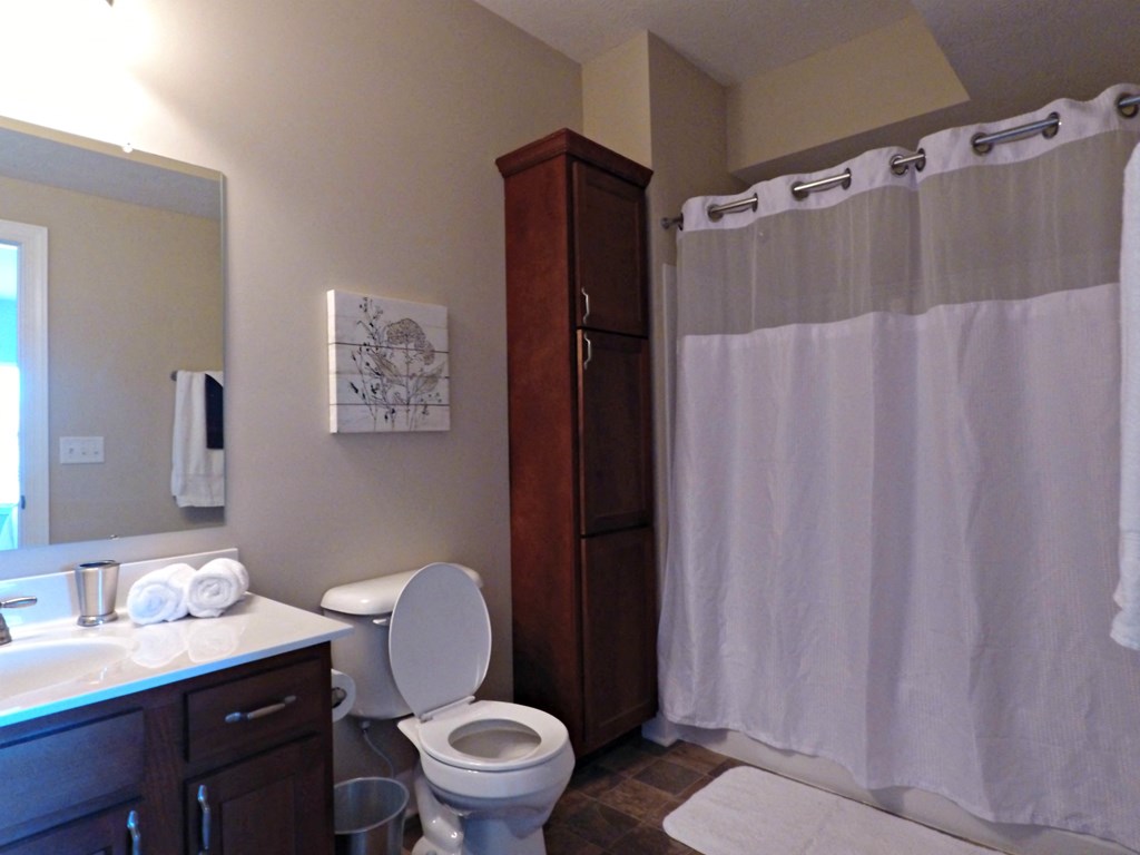 The Ravines at Westar Apartment Interior Bathroom