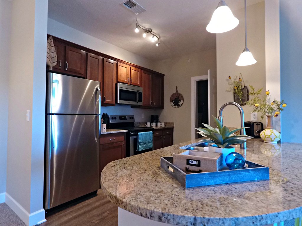 The Ravines at Westar Apartment Interior Kitchen