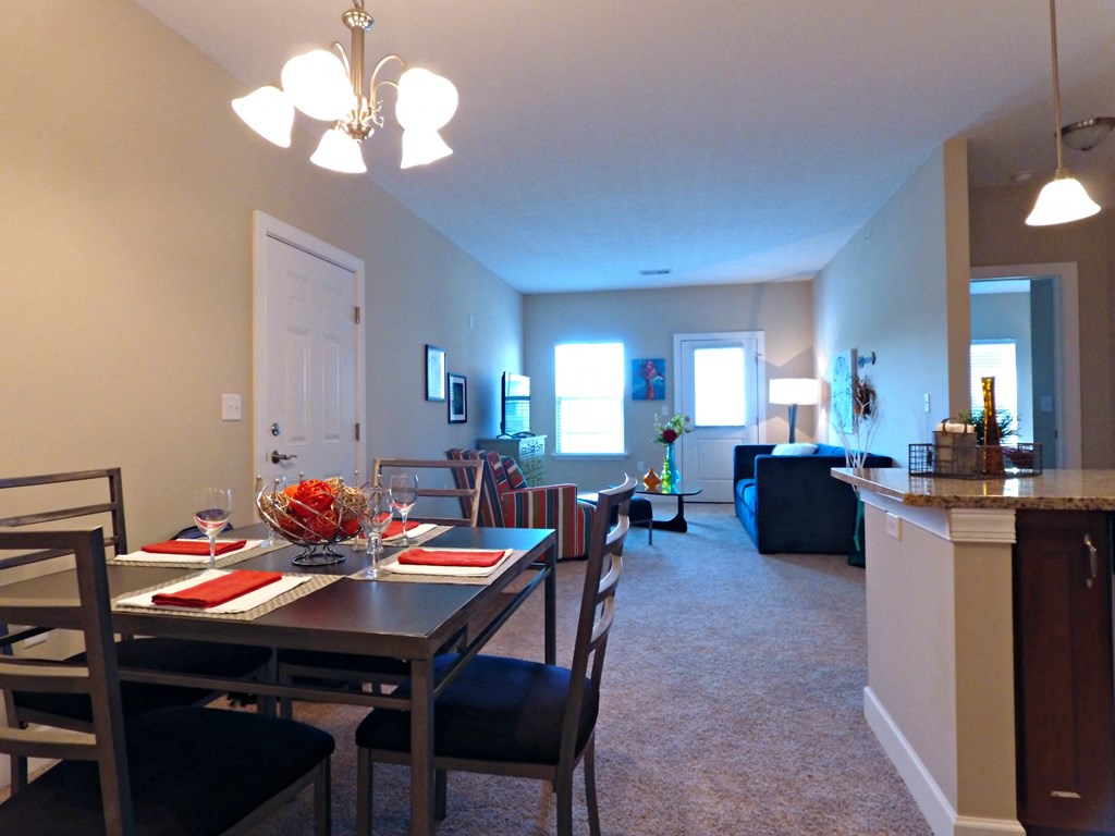 The Ravines at Westar Apartment Interior Dining Room
