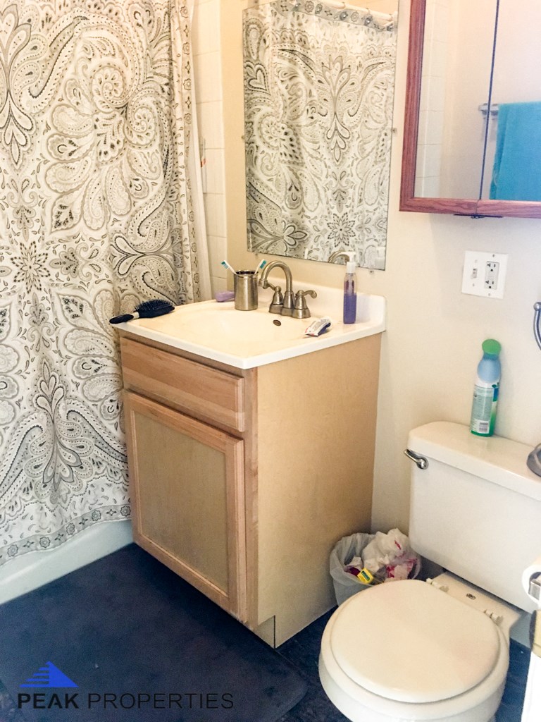 a small bathroom with a sink and a toilet
