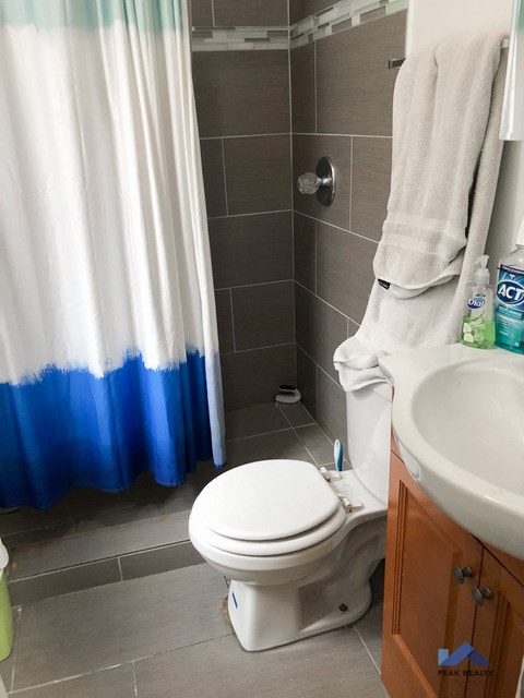 a small bathroom with a toilet and a sink