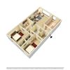 2 Bed 1 Bath B