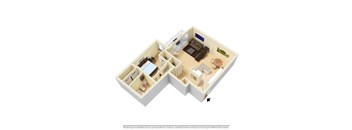 1 Bed 1.5 Bath