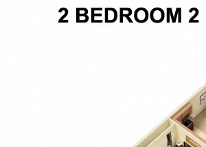 2 Bed 2 Bath - Prospect Avenue Floor Plan 2 Bed 2 Bath - Prospect Avenue Floor Plan at The Residences at 668, Cleveland, Ohio