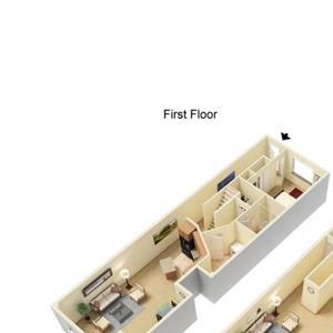Penthouse Suite Floor Plan Penthouse Suite Floor Plan at Stonebridge Waterfront, Cleveland, OH, 44113