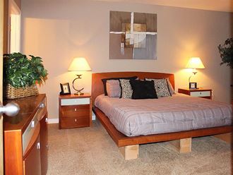 Well Decorated Bedroom at Stonebridge Waterfront, Ohio
