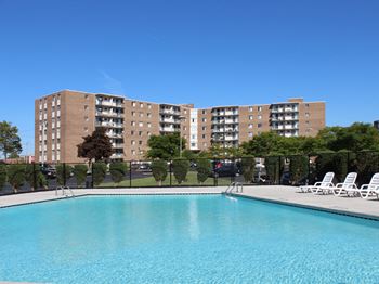 Sparkling Swimming Pool at Trinity Towers, Ohio, 44146