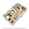 2 Bed 1.5 Bath Style D
