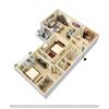 2 Bed 2 Bath Style EX