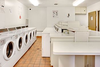 Modern Laundry Room at Westbrook Village, Brooklyn, OH