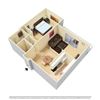 1 Bed 1 Bath Step-Down