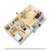 2 Bed 1 Bath Step-Down