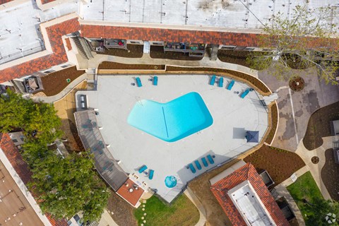 Aerial View Of The Pool at Charter Oaks Apartments, Thousand Oaks, 91360