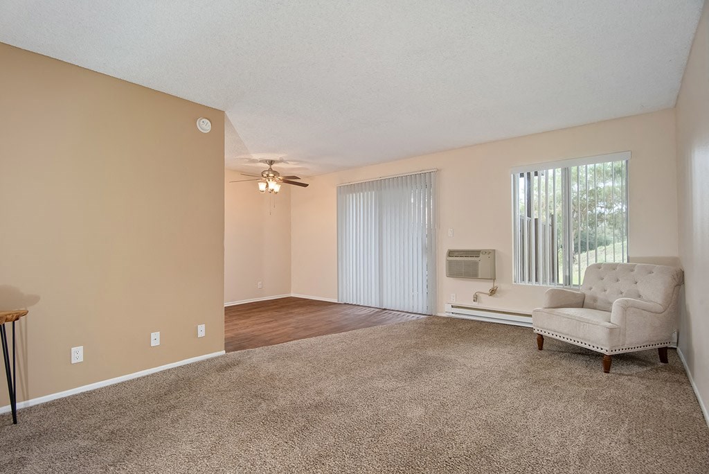 Window, Sofa in Living room at St. Charles Oaks Apartments, Thousand Oaks, CA