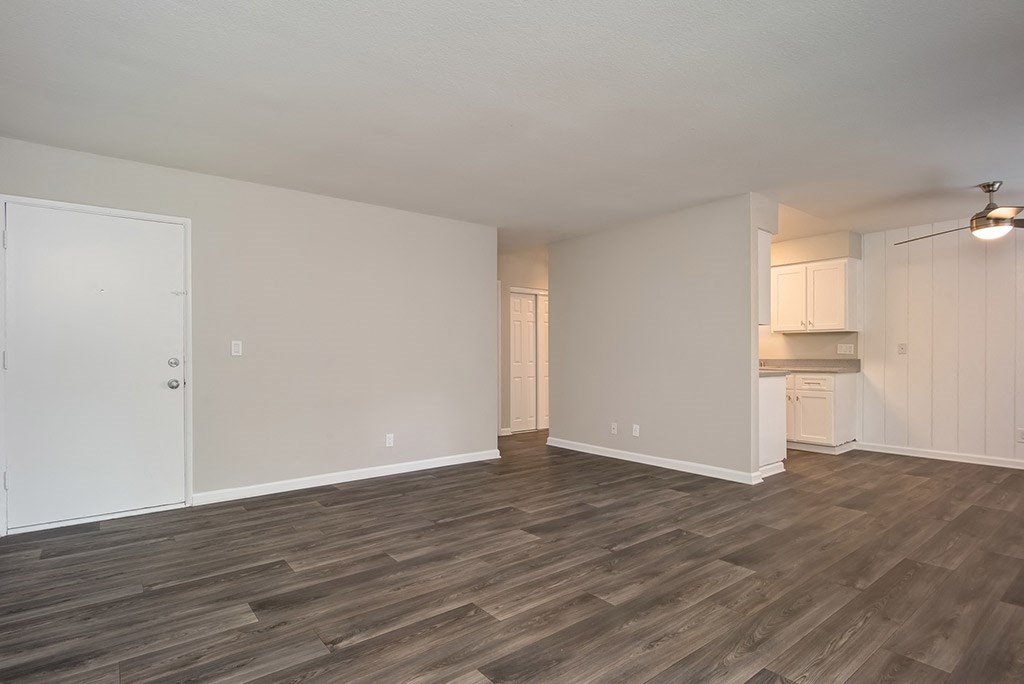 Kitchen View From Living Room at St. Charles Oaks Apartments, Thousand Oaks, CA, 91360