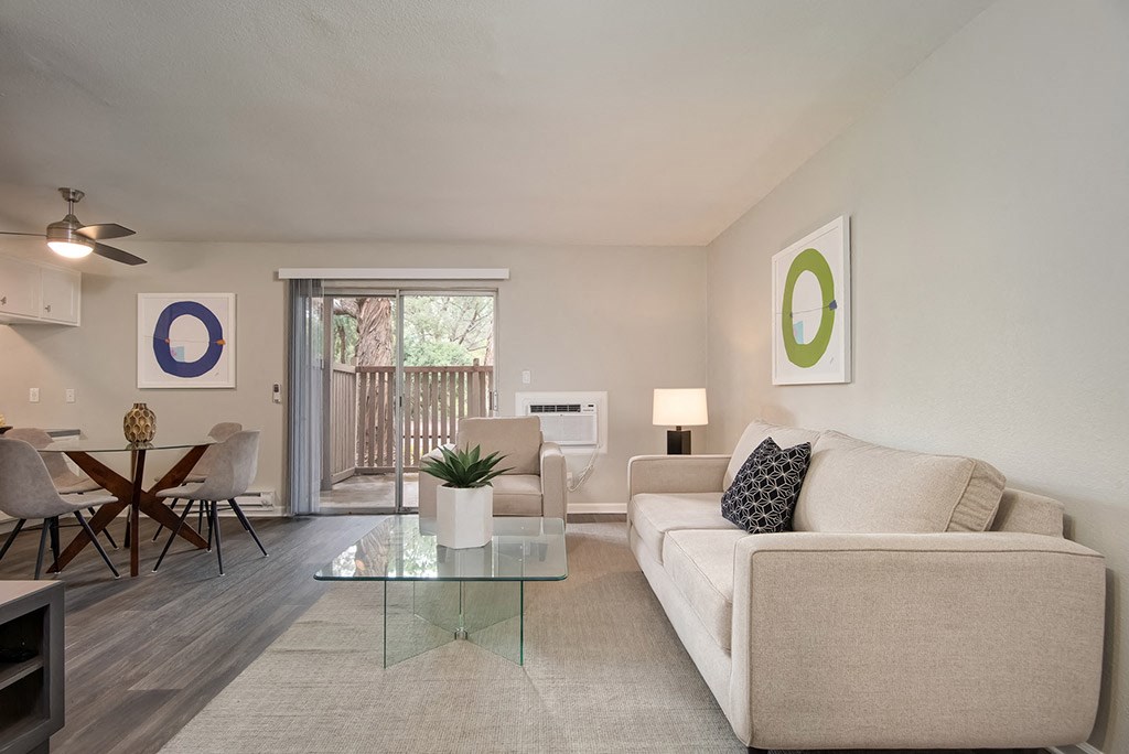 Sofa In Living Room at St. Charles Oaks Apartments, Thousand Oaks