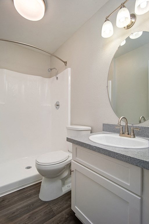 Master Bath Mirror at St. Charles Oaks Apartments, Thousand Oaks, CA
