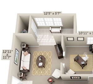 1 Bedroom | 1 Bath | 940 SF 1 Bedroom | 1 Bath | 940 SF
