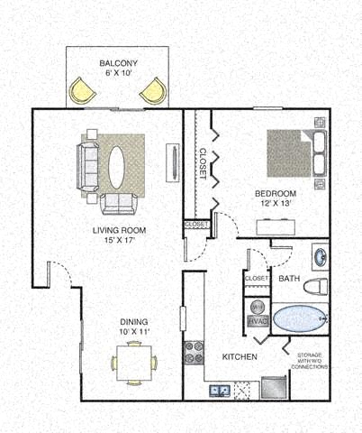 Cove | 1 Bedroom | 1 Bath | 896 SF