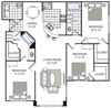 3 Bedroom | 2 Bath | 1326 SF 3 Bedroom | 2 Bath | 1326 SF