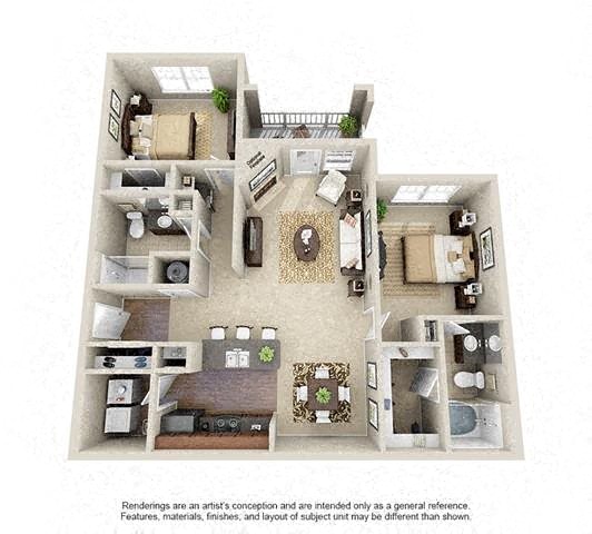Moultrie | 2 Bedroom | 2 Bath | 1150 SF