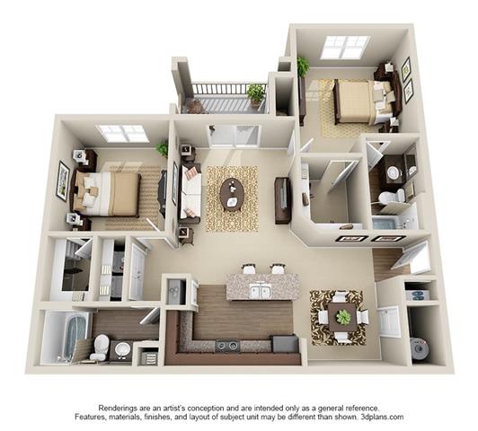 Wake Forest NC Apartments | Aston Apartments | Floor Plans