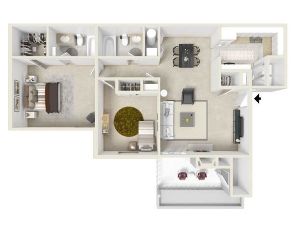 2 Bedroom