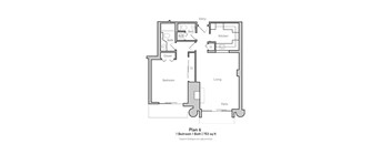 1 Bedroom - Plan 6