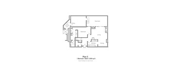1 Bedroom - Plan 3
