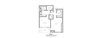 1 Bedroom - Plan 9