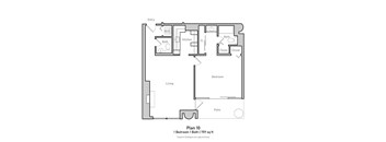 1 Bedroom - Plan 10