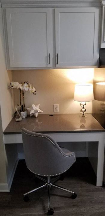 Built in Desk in select units