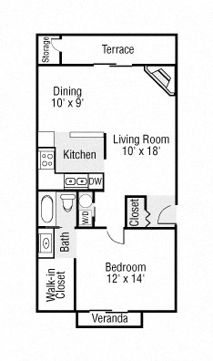 One Bedroom One Bath One Bedroom One Bath