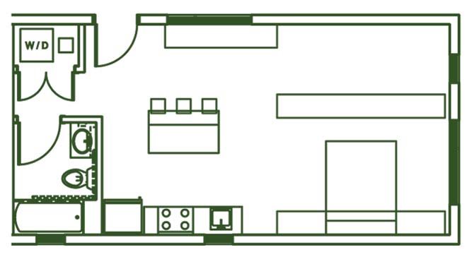 STUDIO Floor Plan 1