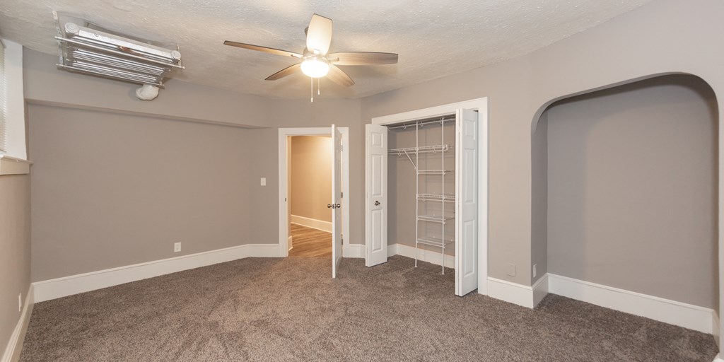 Manor Apartments Renovated Bedroom