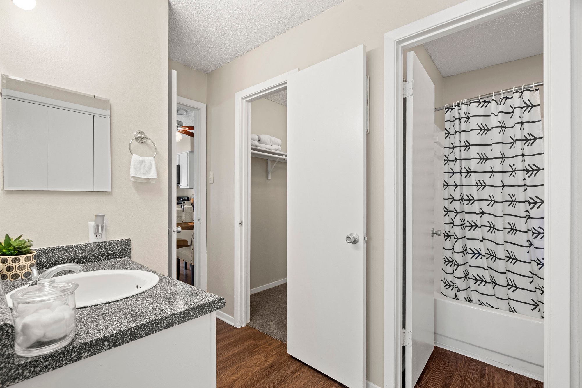 Bathroom, Sink, Shower, Bathtub, Mirror