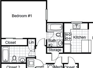 3 Bed 2 Bath