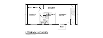 1 BR w/Basement 1,650 sq.ft.