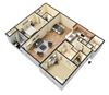 B2 (Corporate/Furnished) Floorplan B2 (Corporate/Furnished) Floorplan at Ultris Island Park