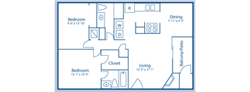 E Floorplan | Longspur Crossing | Austin TX
