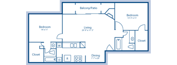 F Floorplan | Longspur Crossing | Austin TX