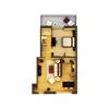 Plan A1 - One Bedroom