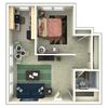Plan A - One Bedroom