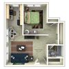 Plan A - One Bedroom