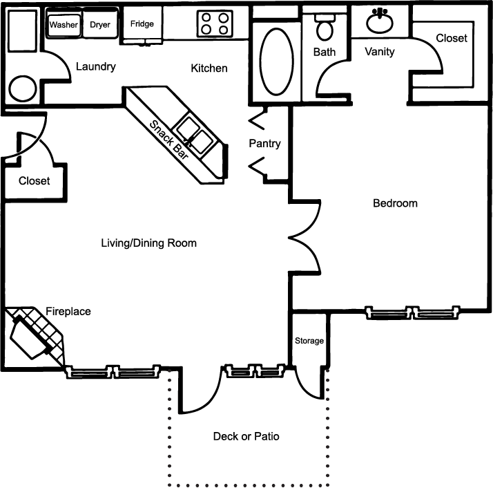The Huntington Floor Plan 1