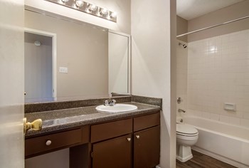 Bathroom at Windridge Apartments in Dallas, Texas, TX - Photo Gallery 48