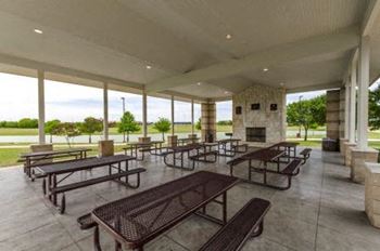 Outdoor Shaded Patio at Arbors Of Corsicana, Texas