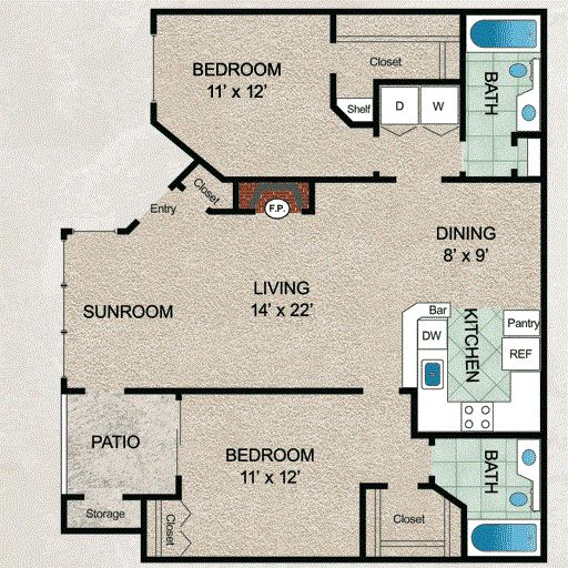 Bluebonnet Floor Plan