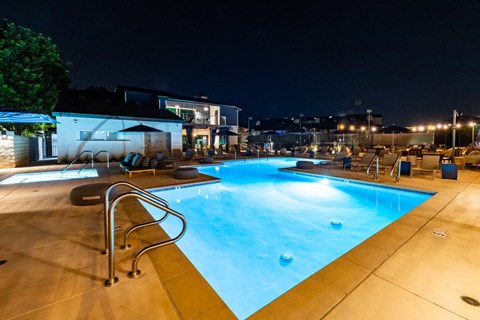 Sparkling Pool with Resort Style Seating and Spa at Aliso Creek, Aliso Viejo, CA, 92656